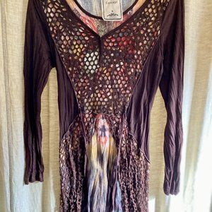 Vintage Concept Boho Tunic size S